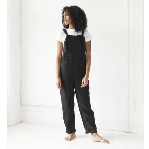 Beaton Linen Overalls Sz S $274 - Picture 1 of 8